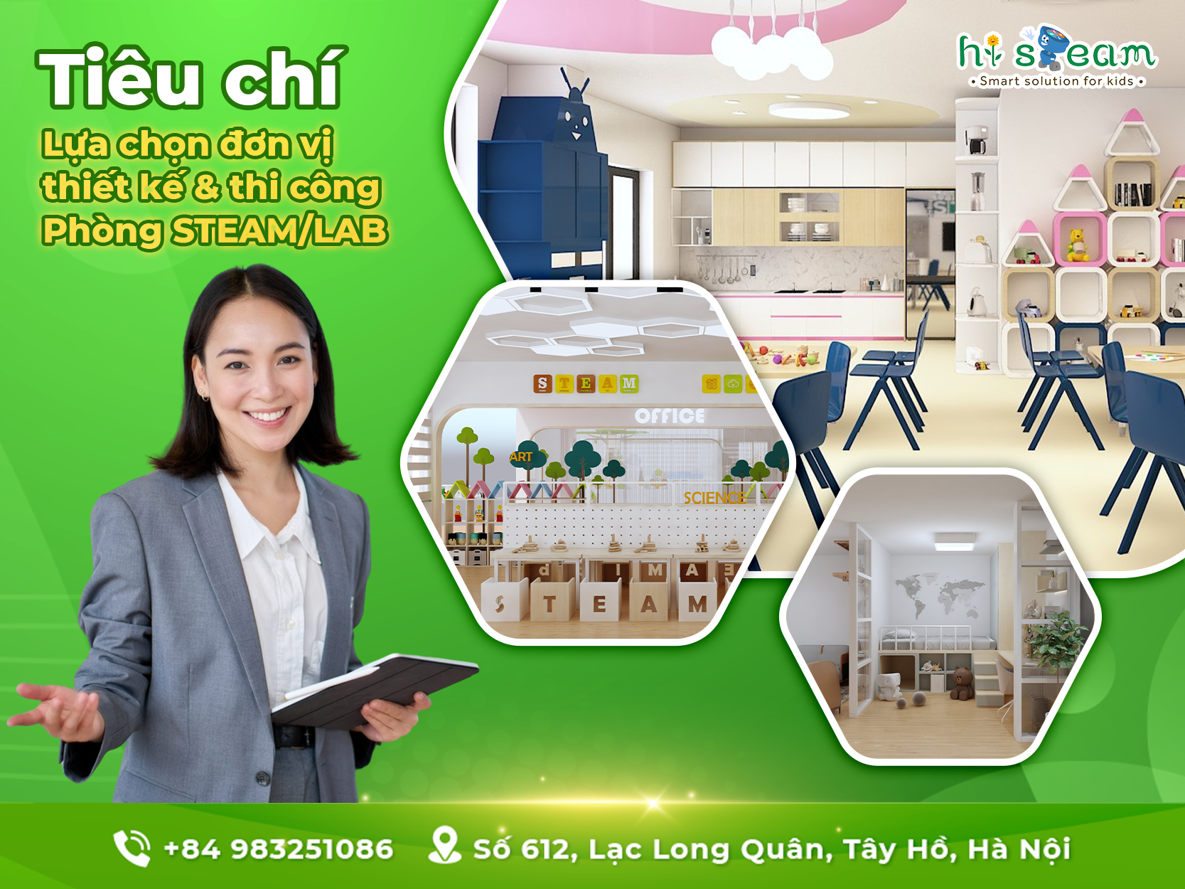 TIÊU CHÍ LỰA CHỌN ĐƠN VỊ THIẾT KẾ & THI CÔNG PHÒNG STEAM LAB UY TÍN