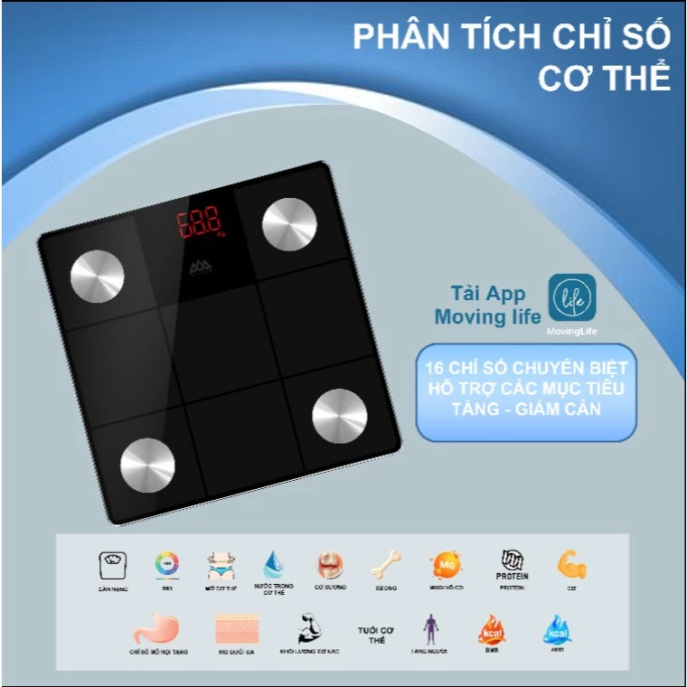 Cân Sức Khỏe Điện Tử Thông Minh