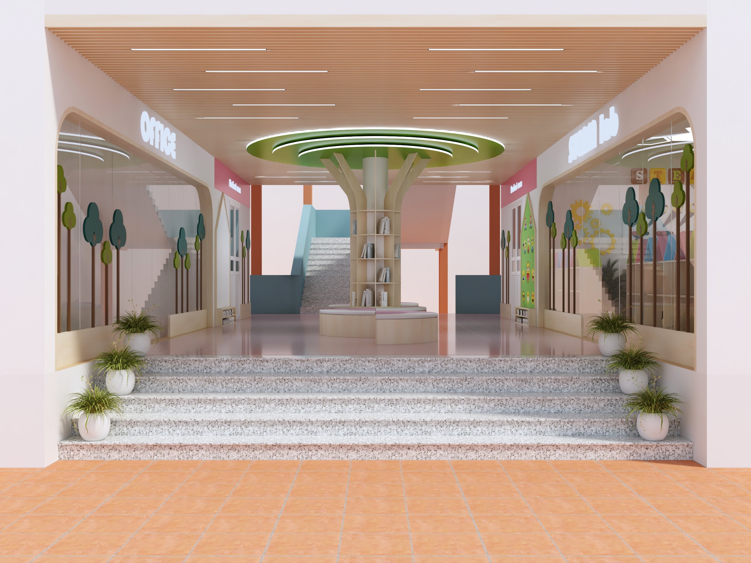 Thiết kế, thi công, hỗ trợ vận hành Trường mầm non