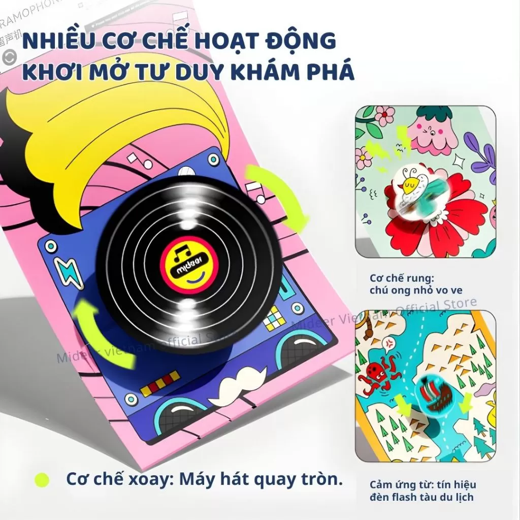 Đồ chơi STEM lắp ráp mạch điện cho bé Mideer Circuit Crafter 8+