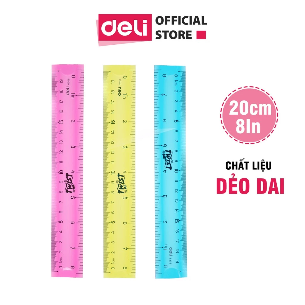 Thước kẻ nhựa dẻo