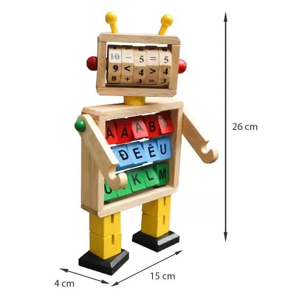 Robot học toán và chữ cái