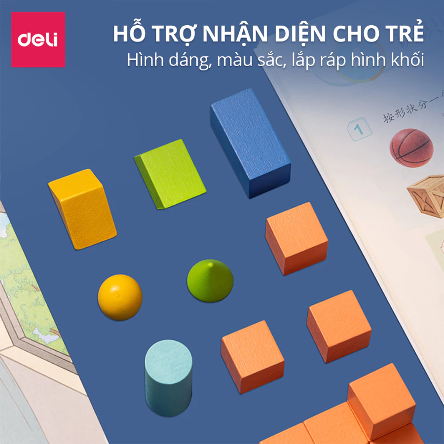 Bộ Đồ Chơi Lắp Ghép Hình Học