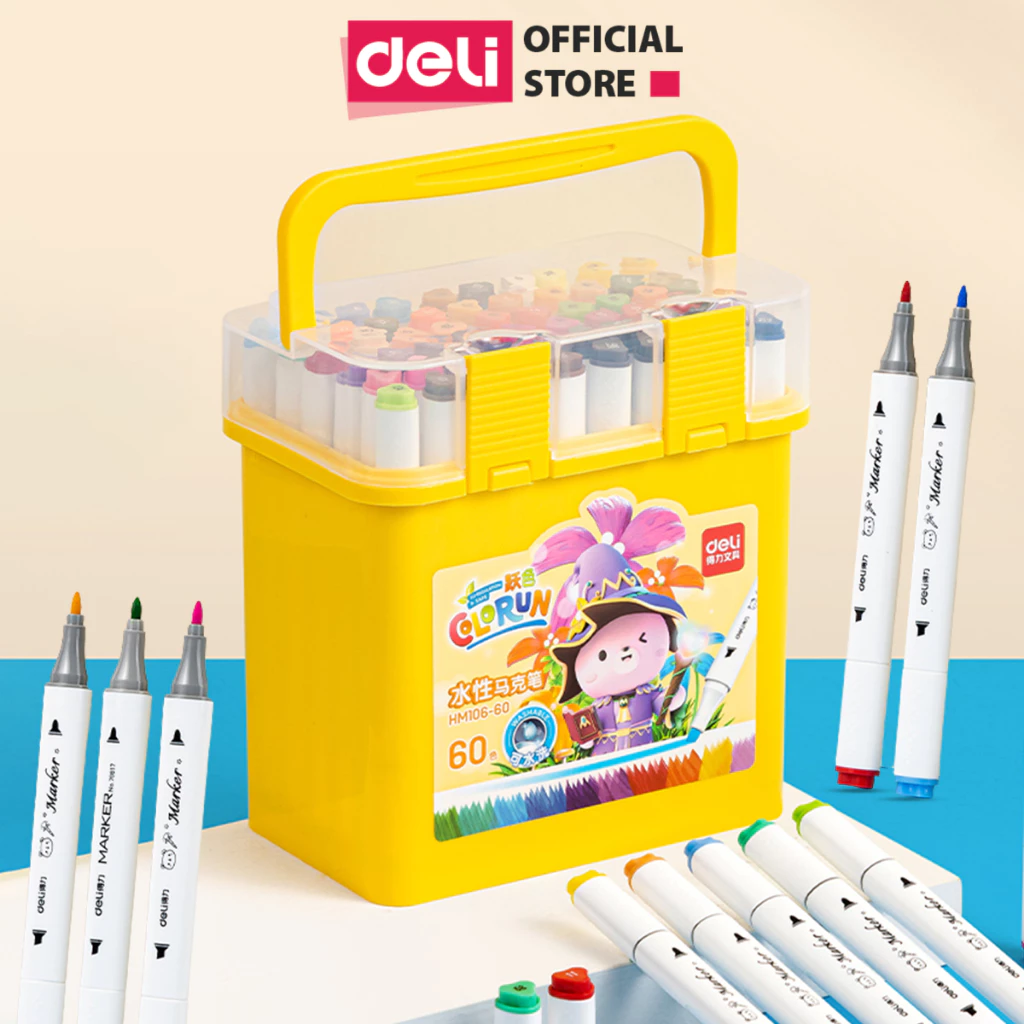 BÚT MÀU DẠ MARKER 2 ĐẦU