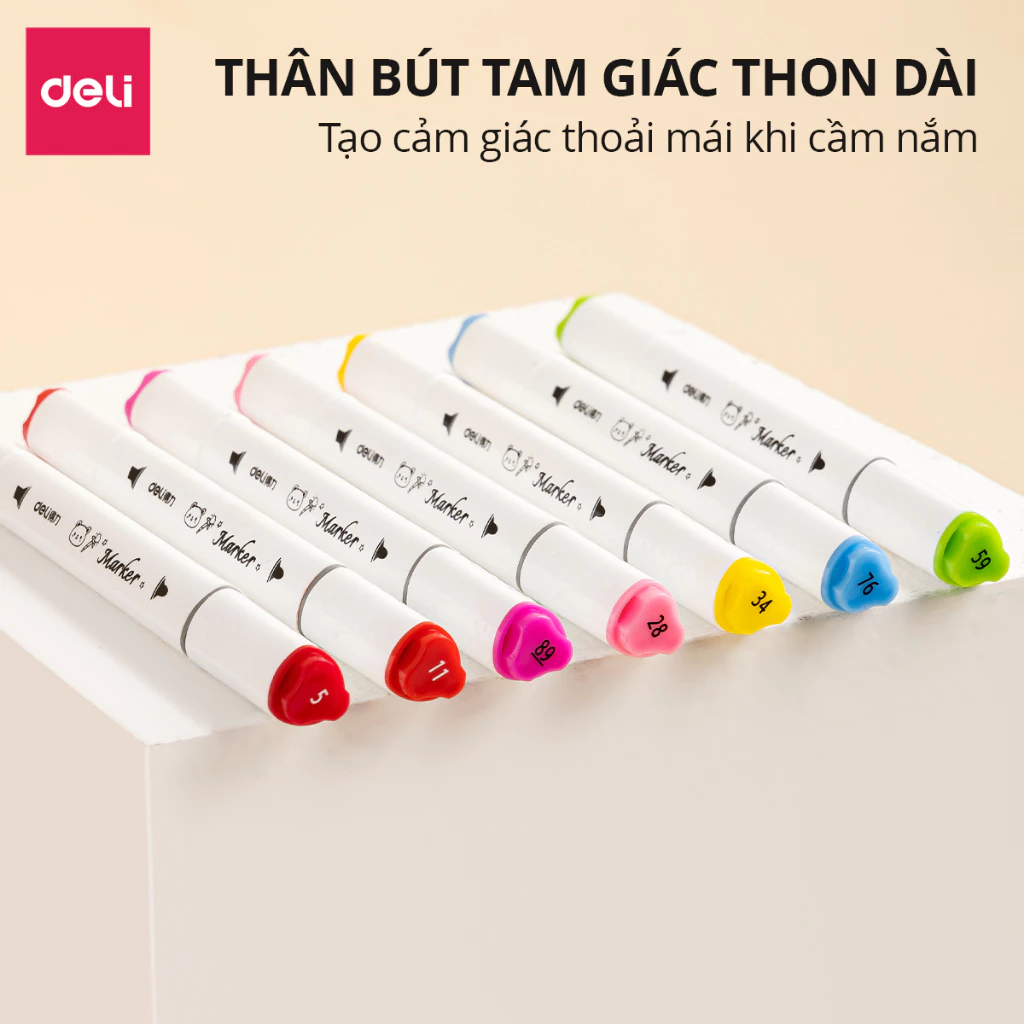 BÚT MÀU DẠ MARKER 2 ĐẦU