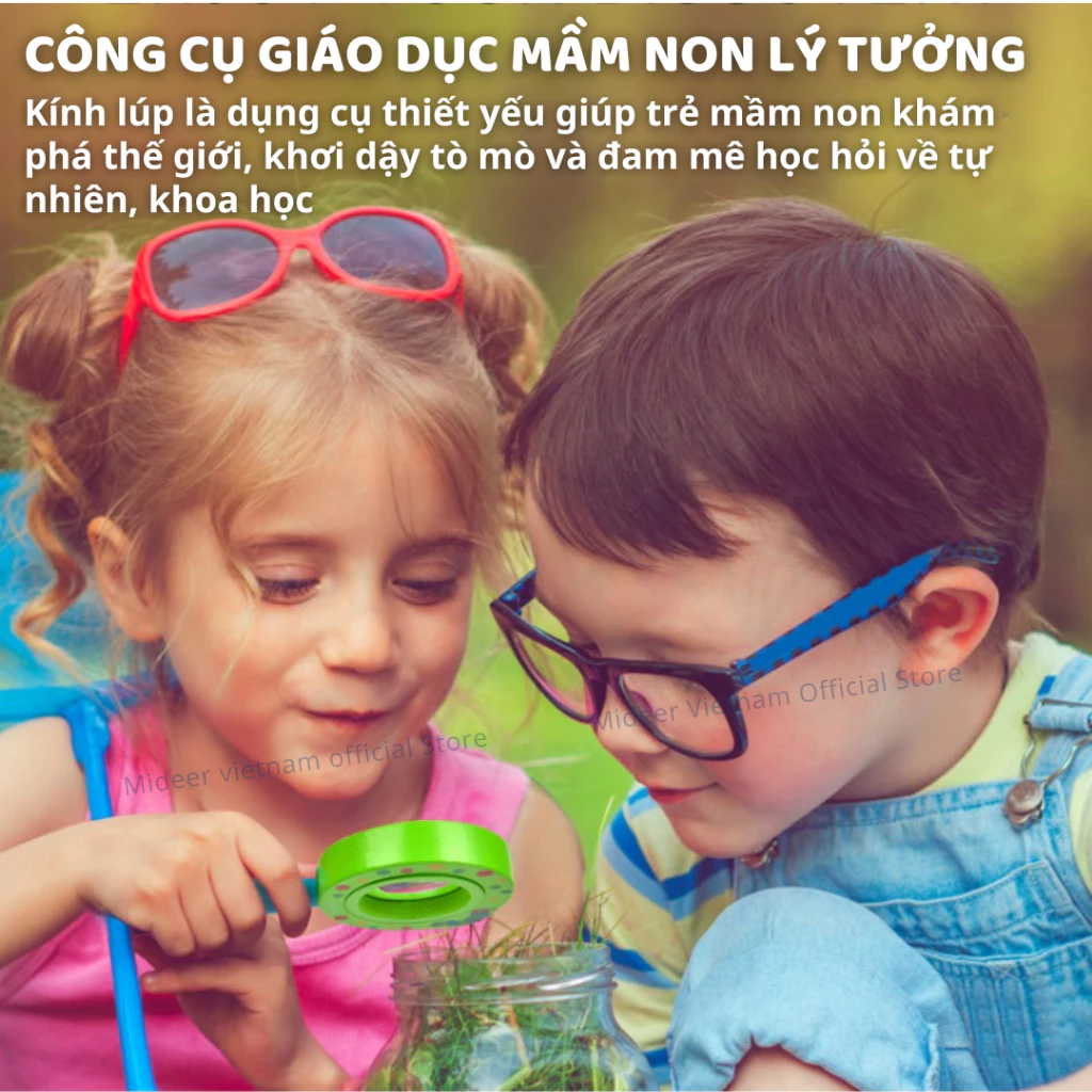 Kính Lúp cho bé Chú Sâu Háu Ăn